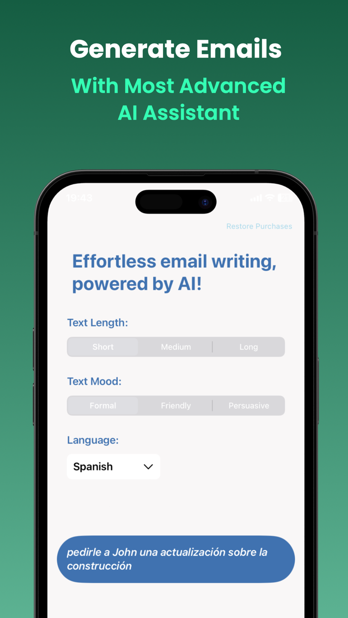 AI Email Generator - I Pocket