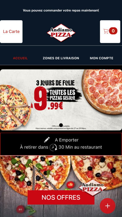 Andiamo Pizza Tomblaine Screenshot
