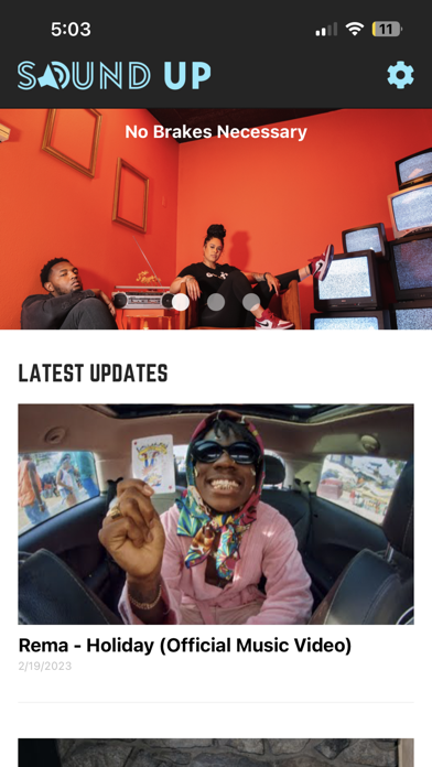 SoundUp Media Screenshot