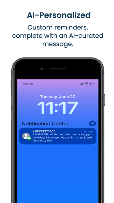 Birthday AI Reminders & Cards Screenshot