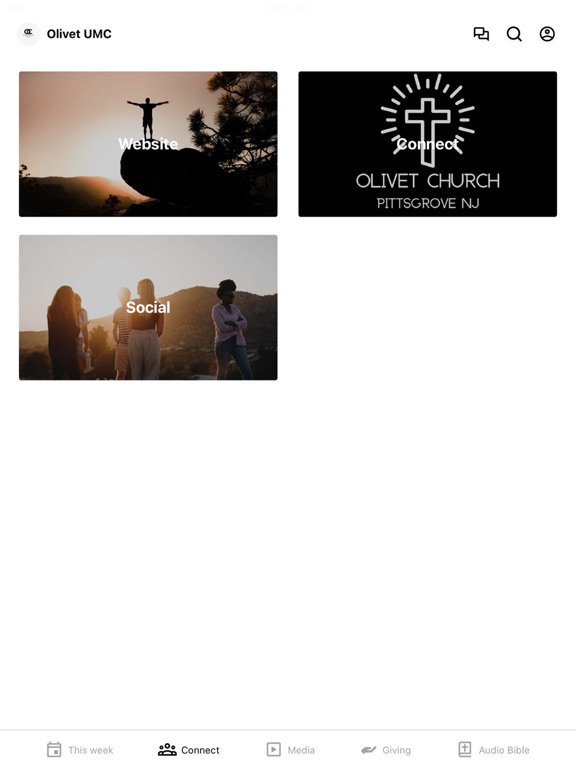 Olivet Church-Pittsgrove iPad screenshot 2 - Education app
