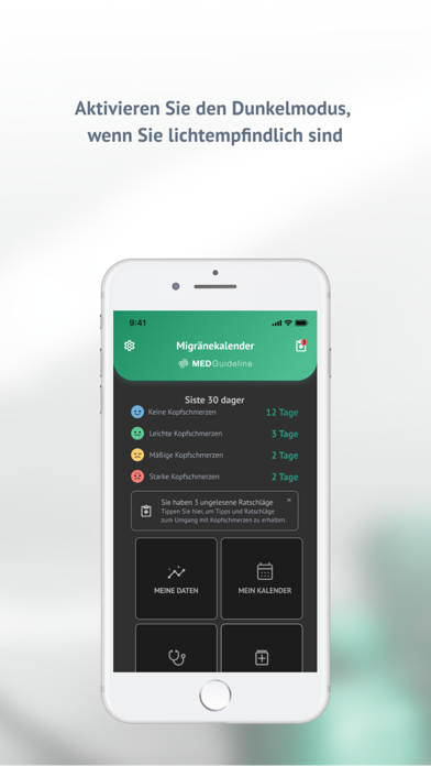 Migränekalender Screenshot