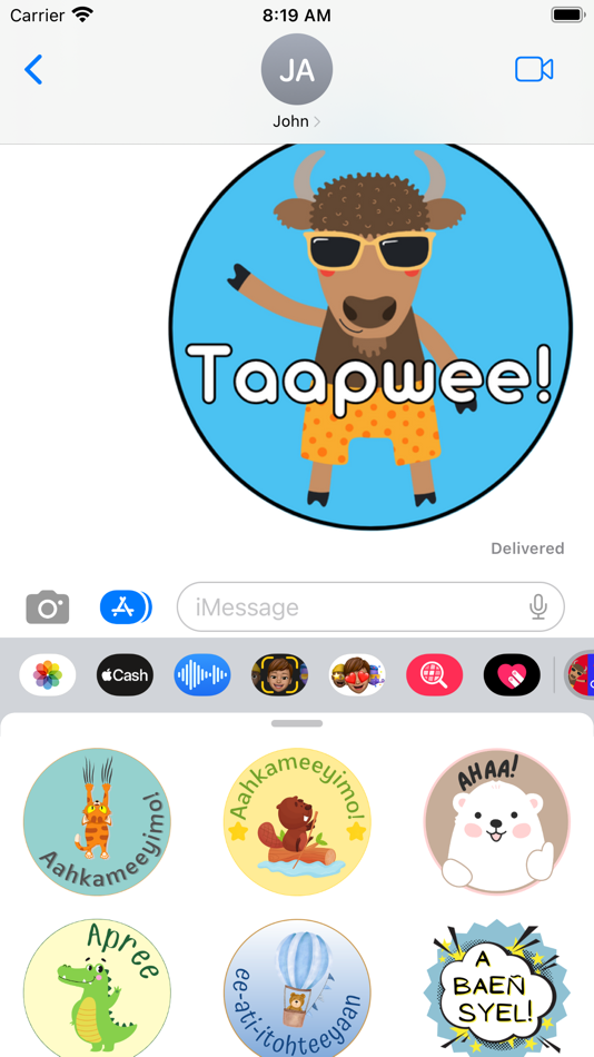 #1. Southern Michif Expressions (iOS) 由: Carmen Leeming