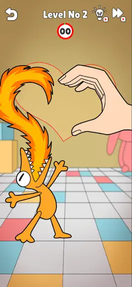 Game screenshot Finger Skill Heart Monster apk