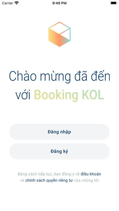 Booking KOLs Screenshot