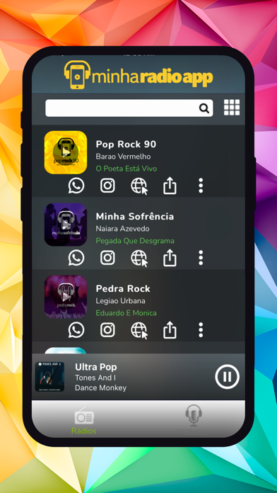 Minha Radio App Screenshot