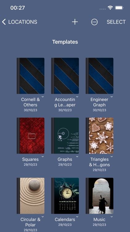 Templates for Notes, PDF