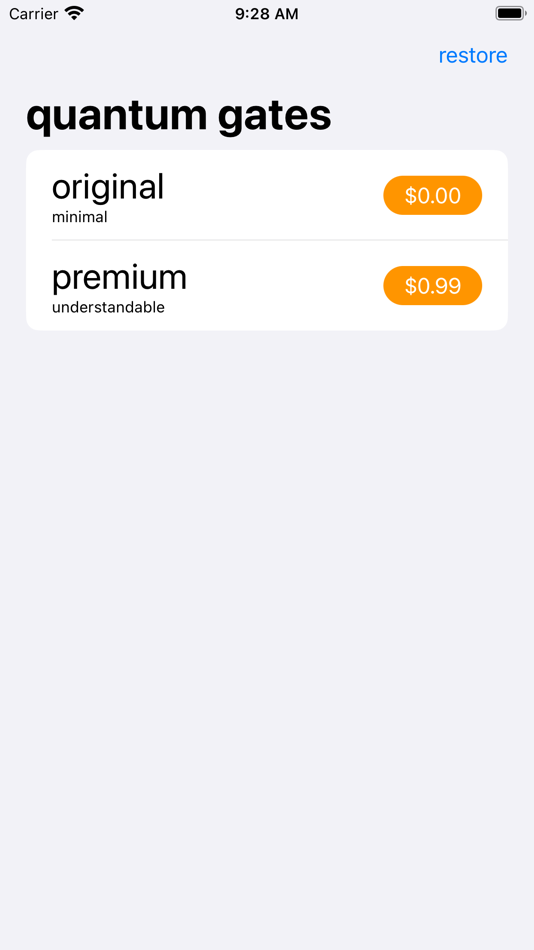 #1. quantum gates (iOS) 由: Sungjun Kim