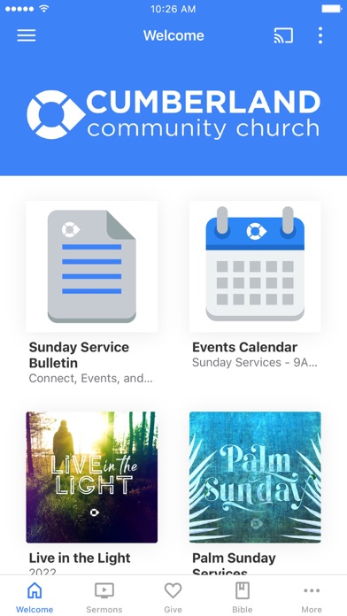 Cumberland Community Church Screenshot