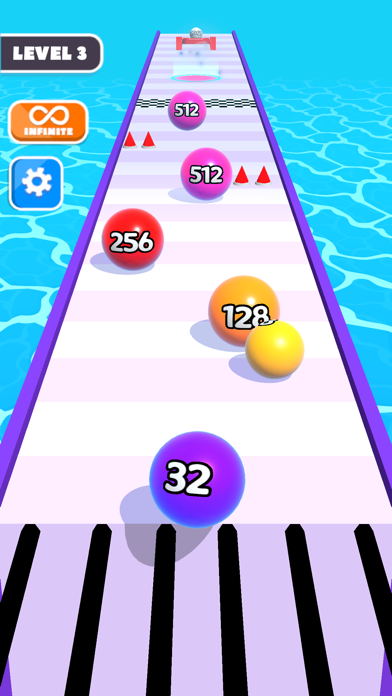 Ball 2048 Game - Merge Numbers Screenshot