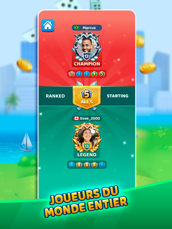 Screenshot #6 pour Domino Battle: Jeux de Societe