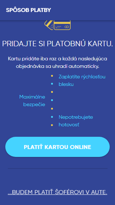 TONY Taxi Trenčín Screenshot