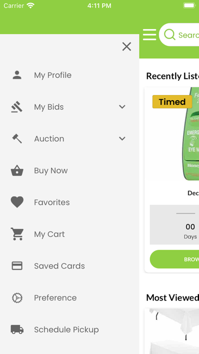 Mobius Auctions Screenshot