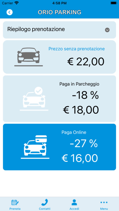 Orio Parking Screenshot