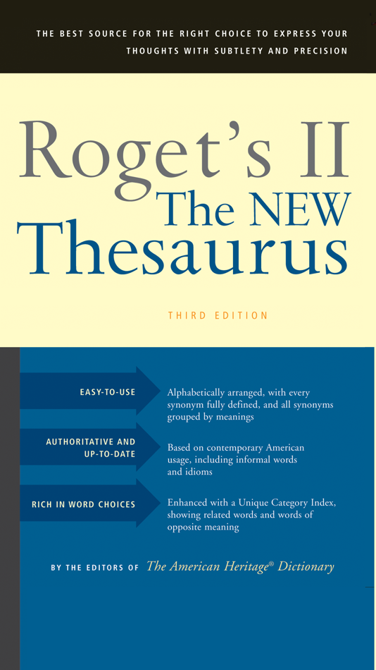 Roget's II: New Thesaurus - 15.3 - (macOS)