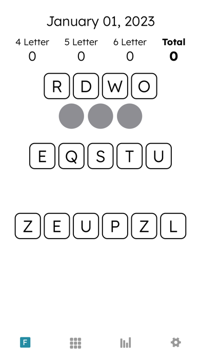 Flips - Unscramble Game Screenshot