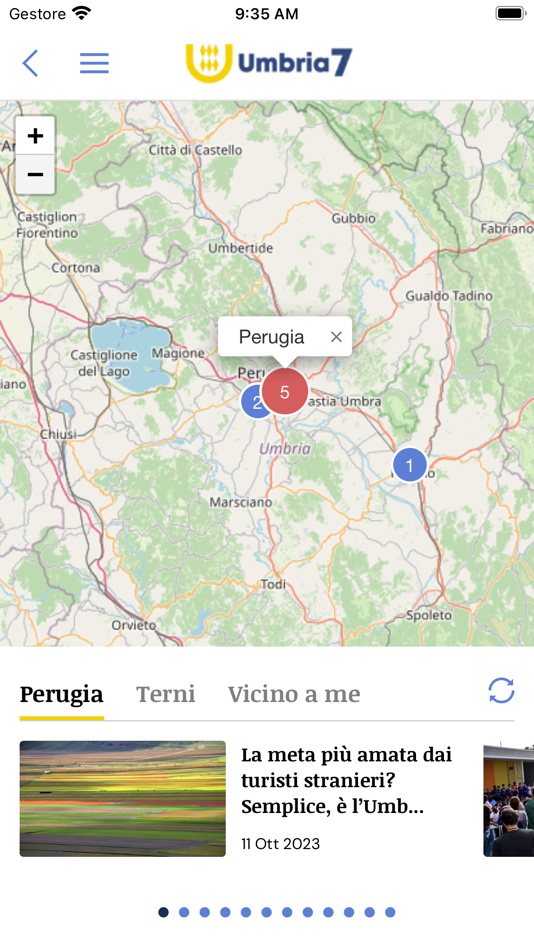 #4. Umbria7 (iOS) Ved: Città in Internet S.r.l.