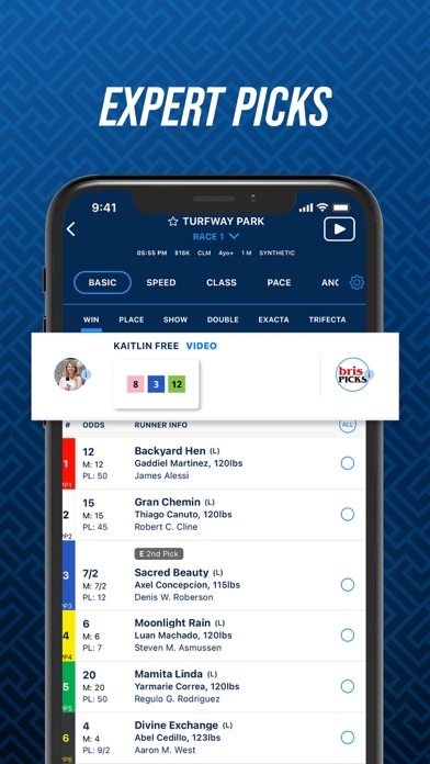 TwinSpires Horse Race Betting Screenshot