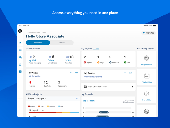 Workcloud Pinboard iPad screenshot 1 - Business app