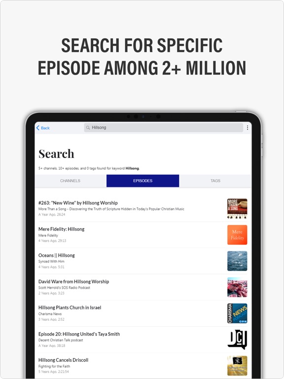 Edifi - Christian Podcasts iPad screenshot 6 - Lifestyle app