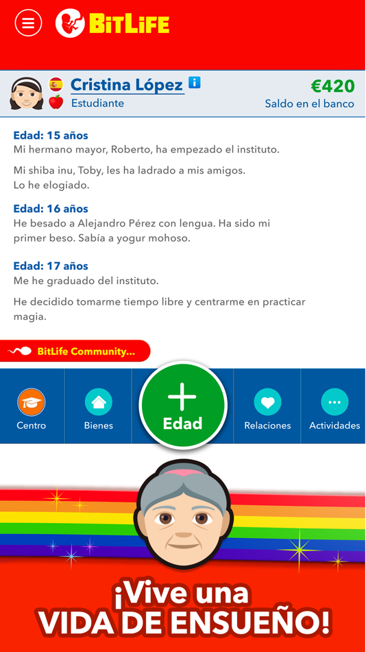 #4. BitLife Español (iOS) Bởi: Goodgame Studio