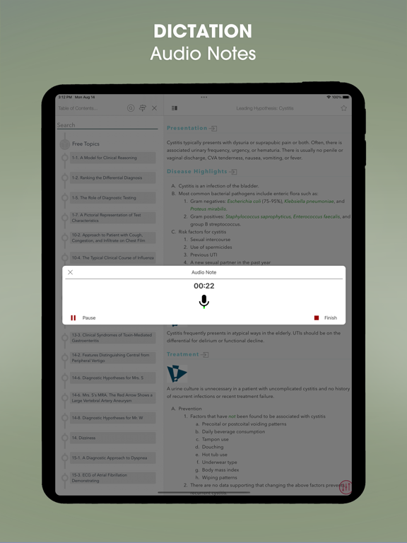 Symptom to Diagnosis EB Guide iPad screenshot 10 - Medical app
