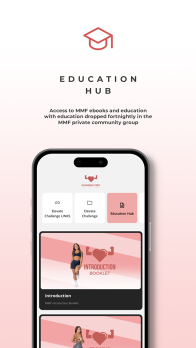Millie Marshall Fitness App Screenshot