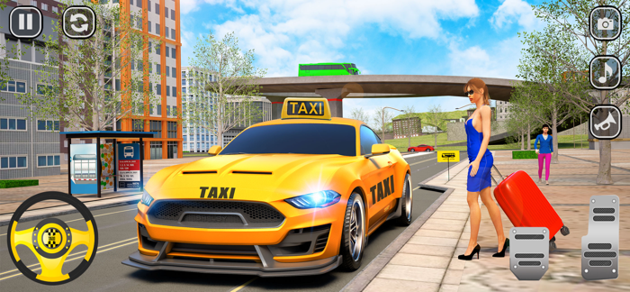 Taxi Car Driving Games 2023