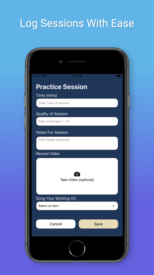 #2. Music Practice: Log & Track (iOS) โดย: Nicholas Wylie