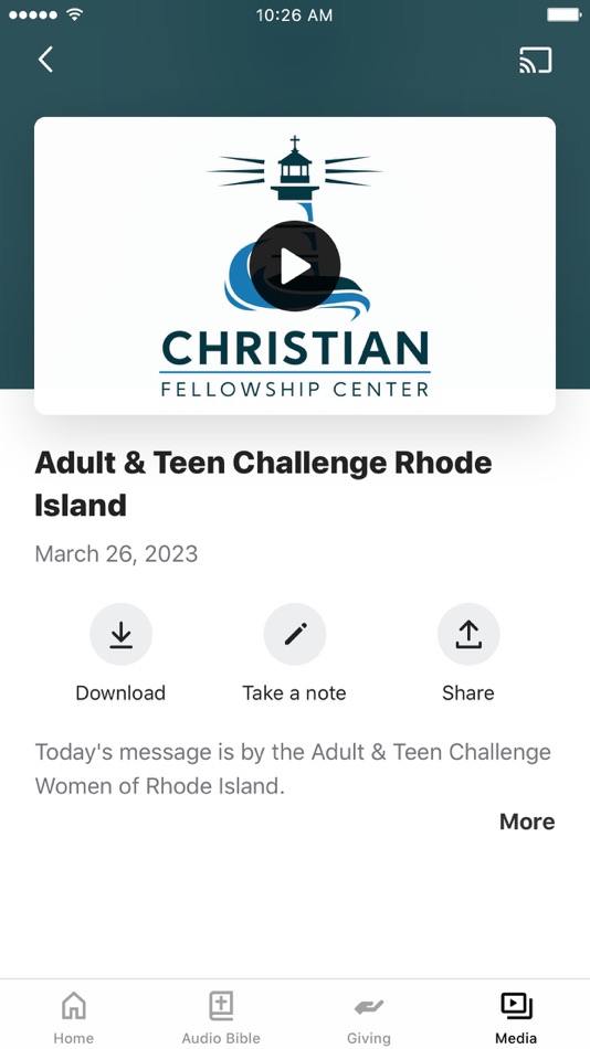 #3. CFC New Bedford (iOS) โดย: Christian Fellowship Center (New Bedford)