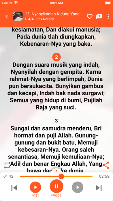 Lagu Sion Plus Screenshot