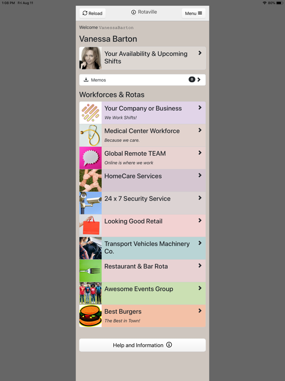 Screenshot #4 pour Rotaville - Work Rota Planning