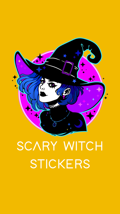 Scary Witch Stickers Screenshot