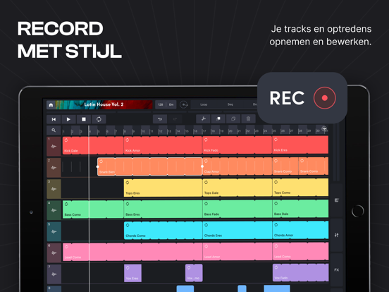 Remixlive - Make Music & Beats iPad app afbeelding 6