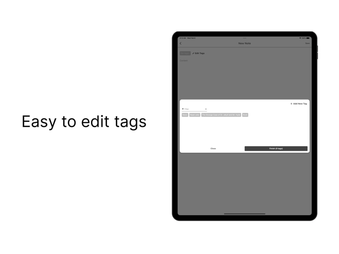Tagged Notes App - Tag Pad