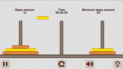 The Tower of Hanoi Math puzzle Screenshot