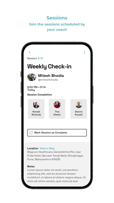 FitLife Health Club Screenshot