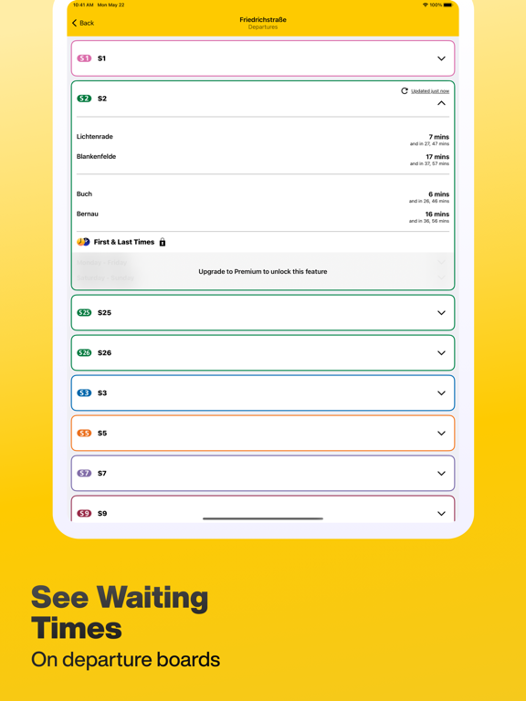 Berlin Subway: S & U-Bahn map iPad screenshot 5 - Navigation app