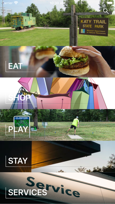 Screenshot 1 of Discover Clinton App
