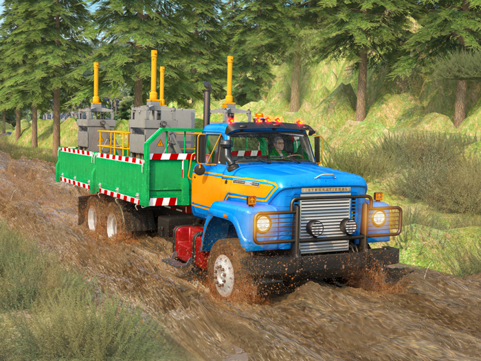 Mud Truck Simulator Games 3D