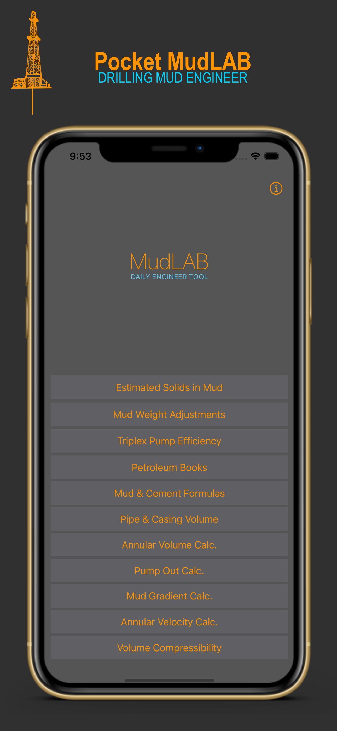 MudLAB - Mud Engineer Tool