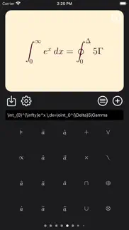 latex equation editor iphone screenshot 4