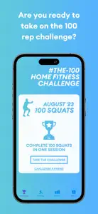 The 100 - Ultimate Rep Counter screenshot #1 for iPhone