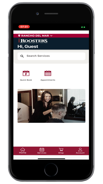 Roosters Men’s Grooming Screenshot