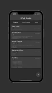 html creator iphone screenshot 1