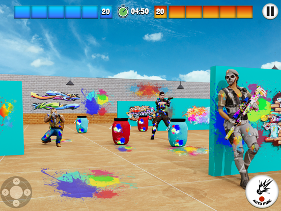 Paintball Shooting Battle 3D screenshot 4