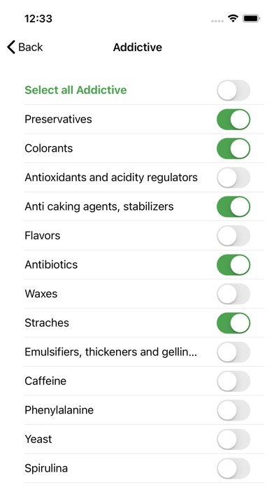Leviticus Food Scanner Screenshot