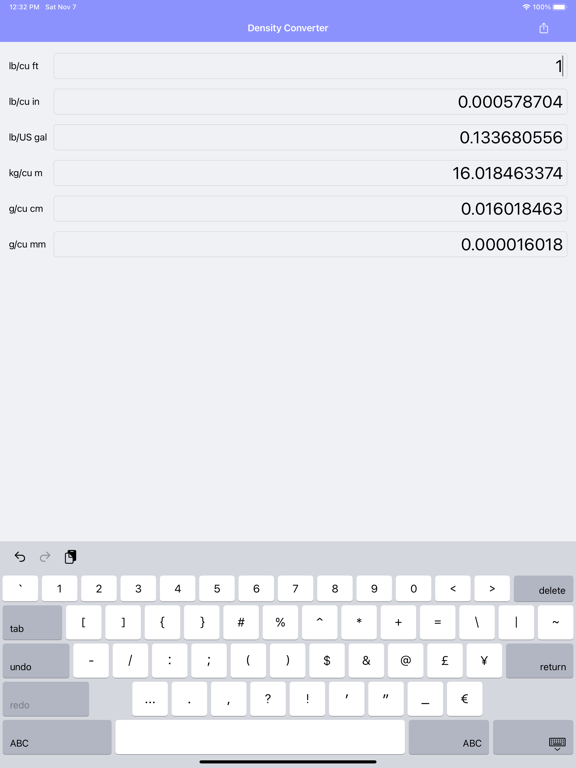 Screenshot #4 pour Density Converter
