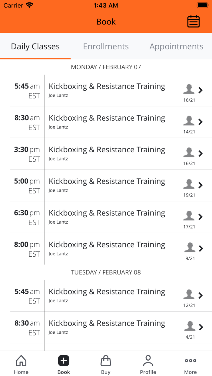 Joe Lantzs Fitness Kickboxing