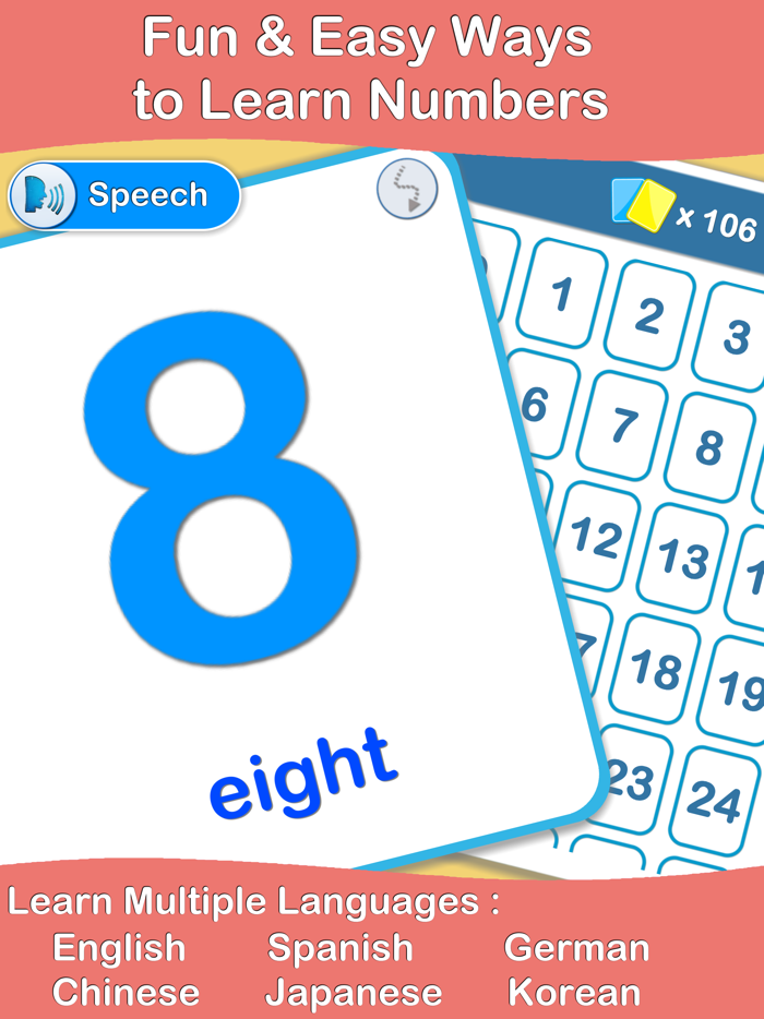123 Numbers Flashcards